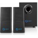 Nedis Enceinte TV portable avec Caisson de Basses