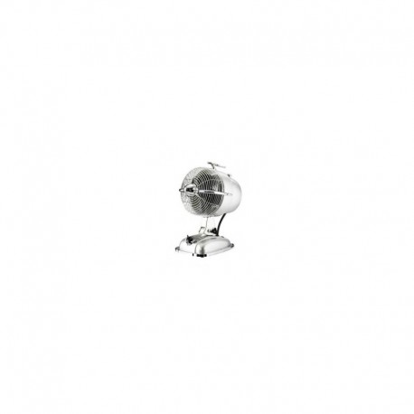 Casafan Ventilateur de table RetroJet Argent Chromé
