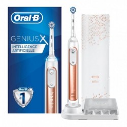 Brosse à dents électrique Oral-B Genius X 20100S Rosegold