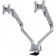 DESK MOUNT DUAL 10-32IN SILVER