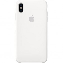 IPHONE XS SILICONE CASE WHITE