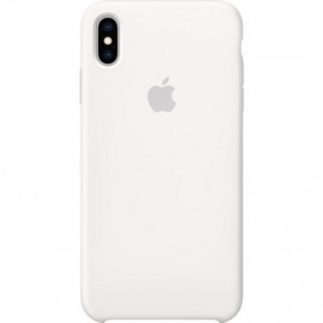 IPHONE XS SILICONE CASE WHITE