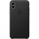 IPHONE XS LEATHER CASE BLACK