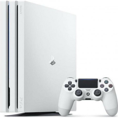 Sony Console PlayStation PS4 Pro 1To Blanche White Edition