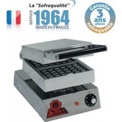 Machine a gaufre express électrique - 2 gaufres - sofraca